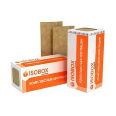 Минеральная вата Isobox ИНСАЙД 45 кг/м3 1200х600х50 мм, 12 шт/упак