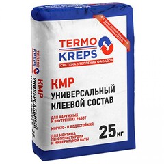 Клей TERMOKREPS KMP для плит из пенополистирола и минеральной ваты 25 кг, шт