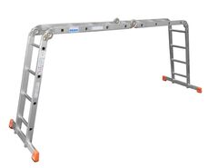 MULTIMATIC Шарнирная универсальная стремянка-трансформер, 4 х 4