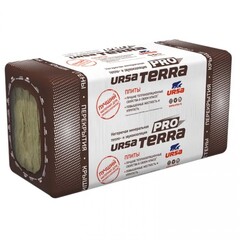 Минеральная вата URSA TERRA PRO 34 PN 1200х600х50 мм, 24 шт/упак