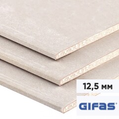 Гипсокартон Gifas ГКЛ 2500х1200х12,5 мм, лист