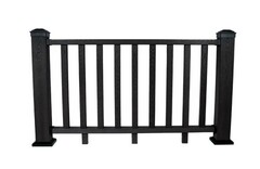 Ограждение из ДПК 3D WOOD TalverWood 125х960х1575мм (с одним столбом на 100мм)