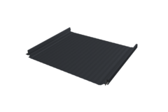 Кликфальц Pro Gofr Grand Line 0,5 Drap с пленкой на замках RAL 7024 мокрый асфальт