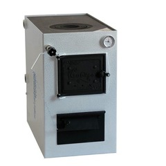 Котел Сибирь с конфоркой 10 кВт (220В) твердотопливный (КВО)