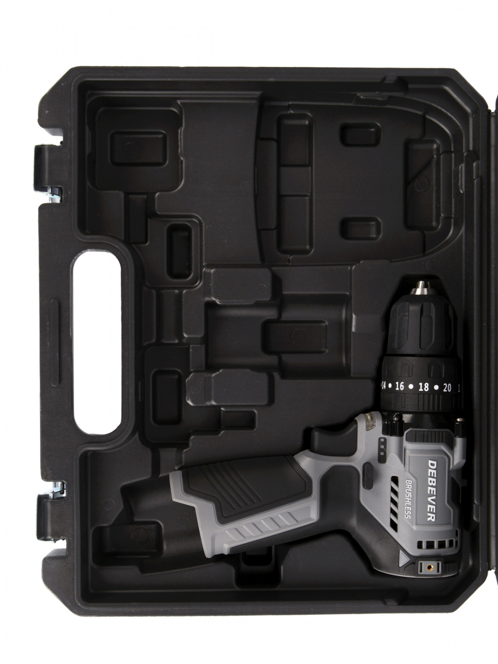 DBE-7311C Дрель-шуруповерт аккумуляторная DeBever бесщеточная, ударная, 45Nm, 19+3, 10мм, 12В