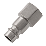 Ниппель универсальный быстросъемный ("папа") 1/4, внутренняя резьба, 2 шт, Stels