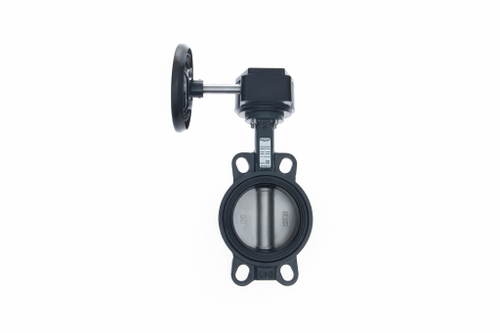 Ридан 082X4432R — Затвор дисковый поворотный ЗДМ 06.16.150, PN16, DN150, корпус GG25, диск — нержавеющая сталь AISI316, уплотнение EPDM, с ручным редукторным приводом