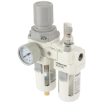 AC3010-03 Блок подготовки воздуха 3/8" с фильтром, манометром, маслораспылителем и регулятором давления