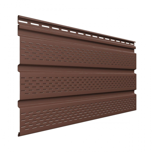 Софит ТехноНиколь полностью перфорированный Каштан 3 м, шт