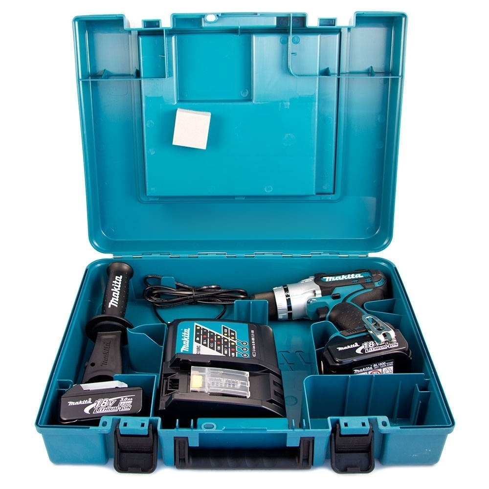 Аккумуляторная дрель-шуруповерт Makita DDF454RFE