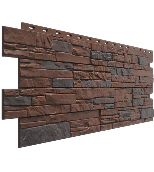 Фасадная панель Stein, Тёмный орех