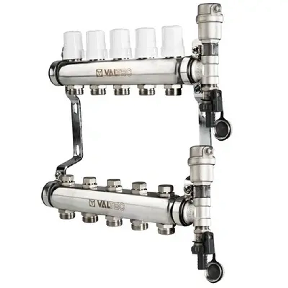 Группа коллекторная без расходомеров 3 отвода 1"в/в x ¾"ек Valtec VTc.588.EMNX.0603