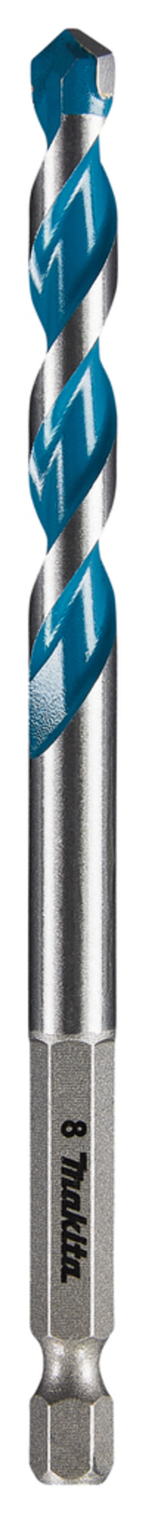 Сверло универсальное 8.0x120, 1/4 E-form Makita E-15045