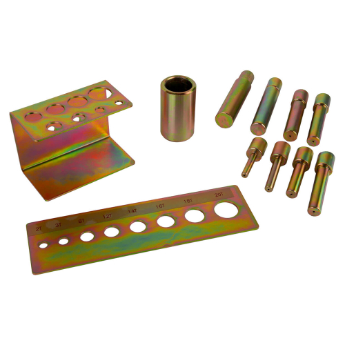 WDK-80008 Набор пуансонов для выпрессовки сайлентблоков и подшипников. В комплекте 8 оправок