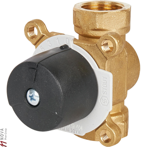 Клапан "STOUT" KVs 6, 3-ход/смесительный клапан, 3/4"