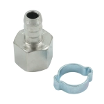 OPT-74012HF Штуцер пневматический ёлочка с обжимным кольцом, внутренняя резьба 1/4", 12 мм