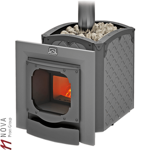 Печь для бани Теплодар БЫЛИНА-18 Ч Панорама (1.2)