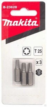 Насадка T25, 25 мм, C-form, 3 шт. Makita B-23628