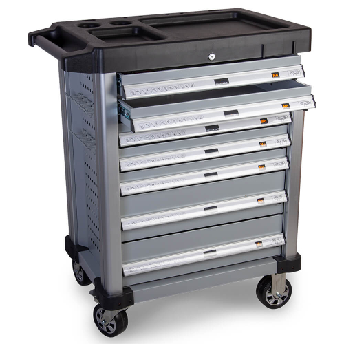 Тележка инструментальная 7 ящиков WDK-907