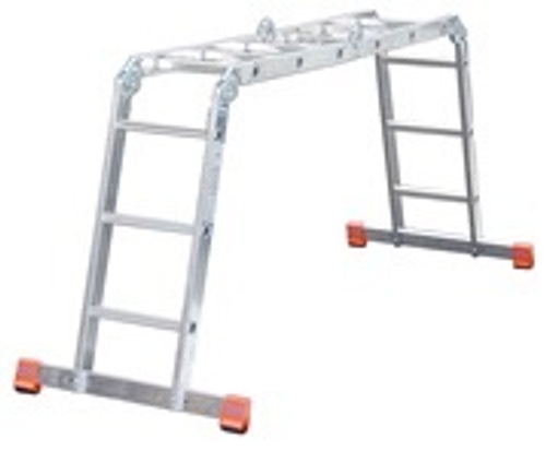 MULTIMATIC Шарнирная универсальная стремянка-трансформер, 4 х 3