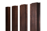 Штакетник П-образный A с прямым резом 0,45 Print-Double Premium Cherry Wood Fresh