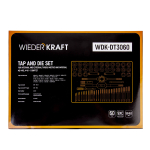 Набор метчиков и плашек М3-12 WDK-DT3060