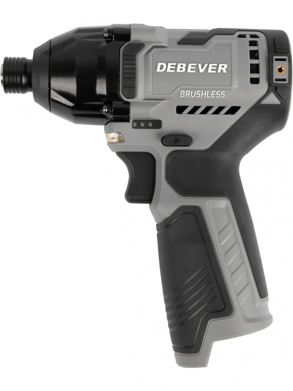 DBE-7361C Винтоверт аккумуляторный DeBever бесщеточный, ударный, шестигранник 1/4", 140Nm, 12В