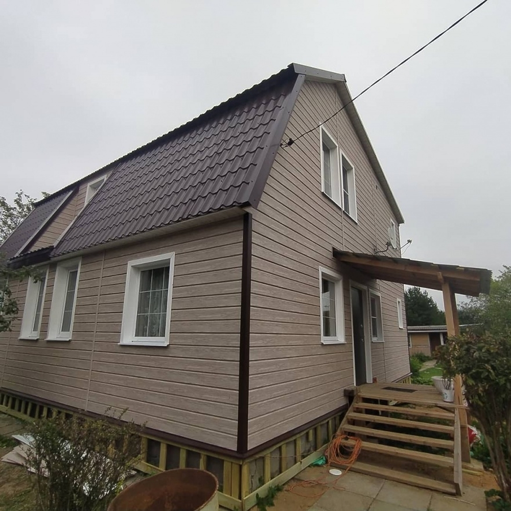 Сайдинг LUX под дерево, Брус, орех