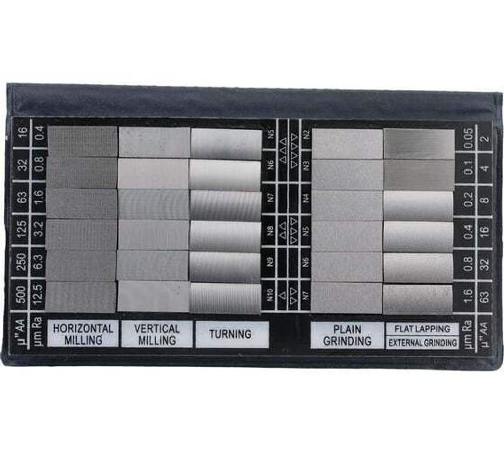 Набор образцов шероховатости поверхности из 30 шт GRIFF Ra 0.05-12.5 D125021