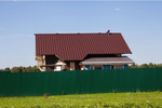 Металлочерепица камея Grand Line 0,5 PurLite Matt RAL 8017 шоколад