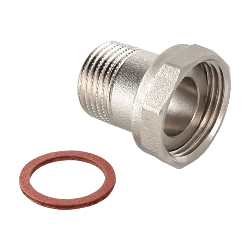 Полусгон прямой с накидной гайкой ½&quot;н x ¾&quot;нг Valtec VTr.613.N.0504