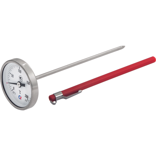 Термометр осевой Росма БТ-23.22G (G-2GG°C) L=15Gмм 2.5 биметаллический коррозионностойкий 5Gмм, тип БТ-23.22G, осевое присоединение, шкала (G-2GG°C), погружной шток L=15Gмм, класс точности 2.5, со штоком в виде иглы