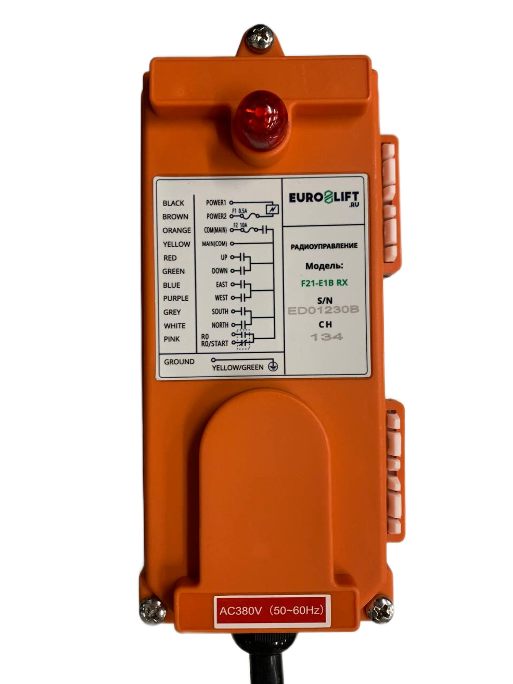 Радиоуправление F21-Е1B, 6 кн. Euro-Lift