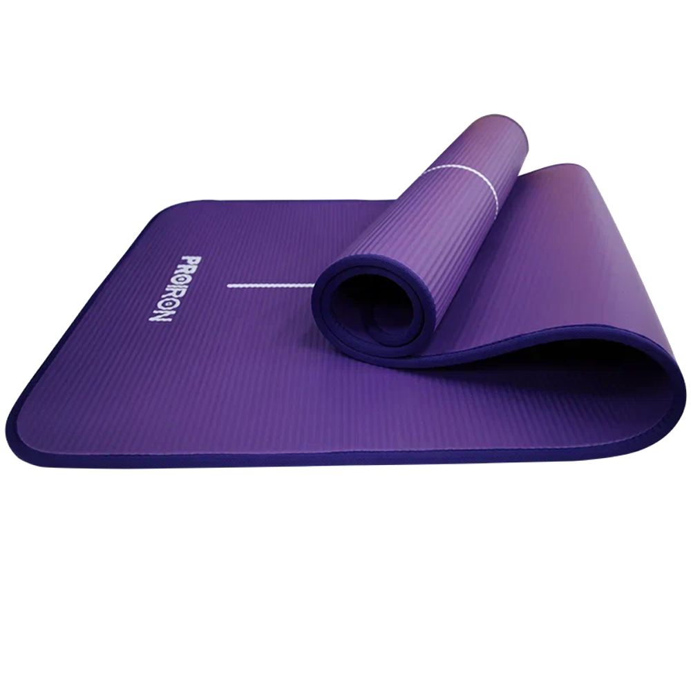 Коврик для йоги и фитнеса 1830*660*10мм NBR, фиолетовый ProIron от ГЕЛЕОС