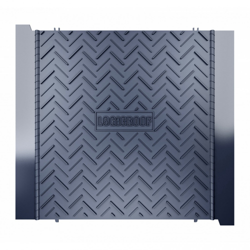 ПВХ дорожка Logicroof Walkway Puzzle серая 0,6х0,6 м, 50 шт/упак