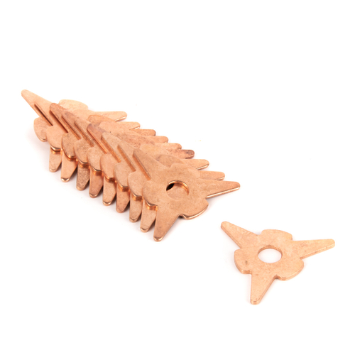 WDK-F015A Треугольные приварочные шайбы звезда . 10шт/упаковка