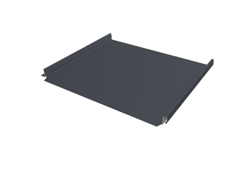 Кликфальц Fin 24 Grand Line 0,45 Drap с пленкой на замках RAL 7024 мокрый асфальт