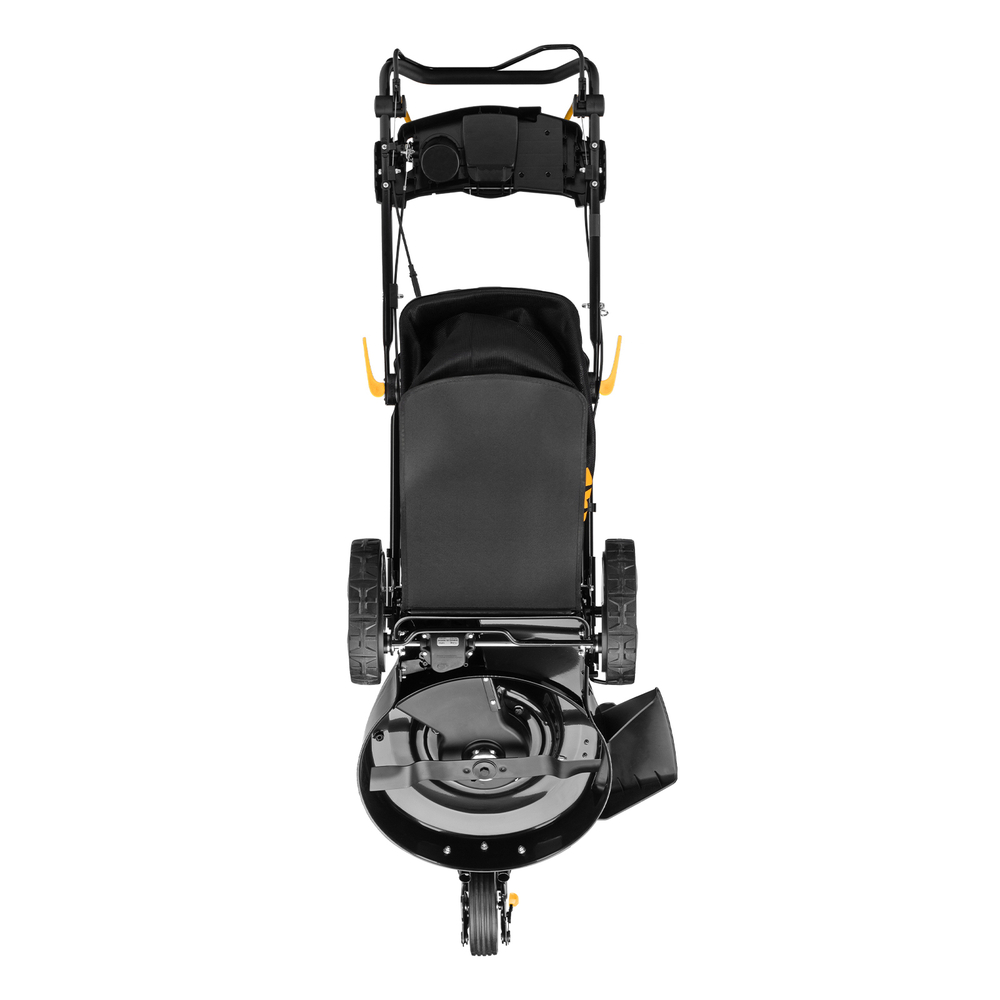 Бензиновая газонокосилка GLT-460SP-T, Trike 149 см3, 46 см, привод, панель, 60л Denzel