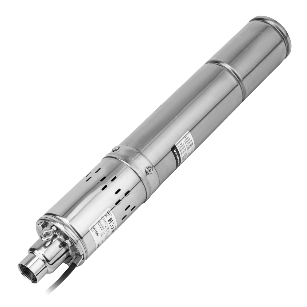 Скважинный насос DWS-3,5-100, винтовой, диаметр 3,5", 800 Вт, 1700 л/ч, напор 100 м Denzel