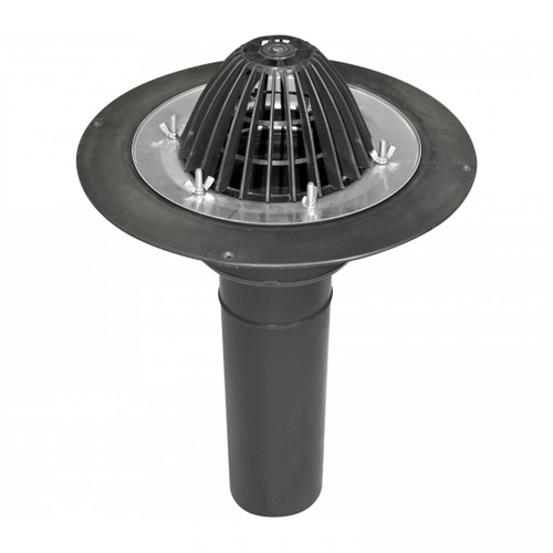 Воронка с обжимным фланцем ТехноНиколь 110х450 мм, шт