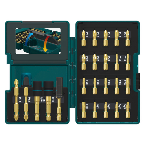 Набор насадок двусторонних Impact Gold 26 шт Makita B-49921