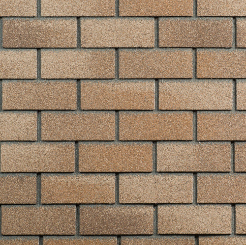 Фасадная плитка ТехноНиколь Hauberk Кирпич Песчаный, 2 м2/упак