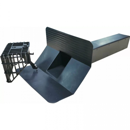 Воронка парапетная ТехноНиколь с галтелью 100х100х600 мм квадратного сечения, 4 шт/упак