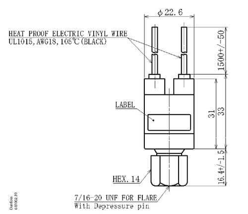ACB 2UA305W Реле давления