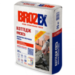 Цементно-песчаная смесь Brozex М-100 Коттедж Зима 25 кг, шт