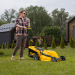 Газонокосилка электрическая GMC-2000, шир. 44см, 2000 Вт, 6 уров., травосб. 45 л Denzel