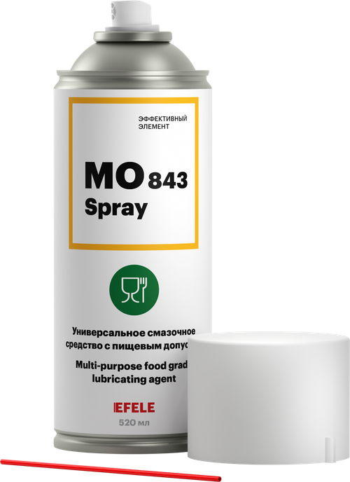 Универсальное масло EFELE MO-843 SPRAY с пищевым допуском NSF 3H и H1