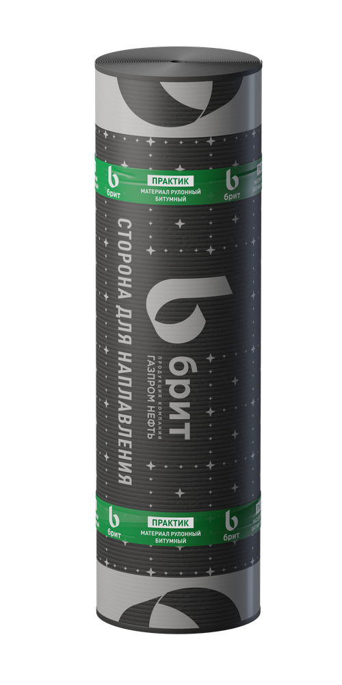 Материал рулонный кровельный битумный «Брит» Практик ТКП