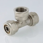Тройник компрессионный переходной 26мм x 1"в x 26мм Valtec VTm.332.N.260626
