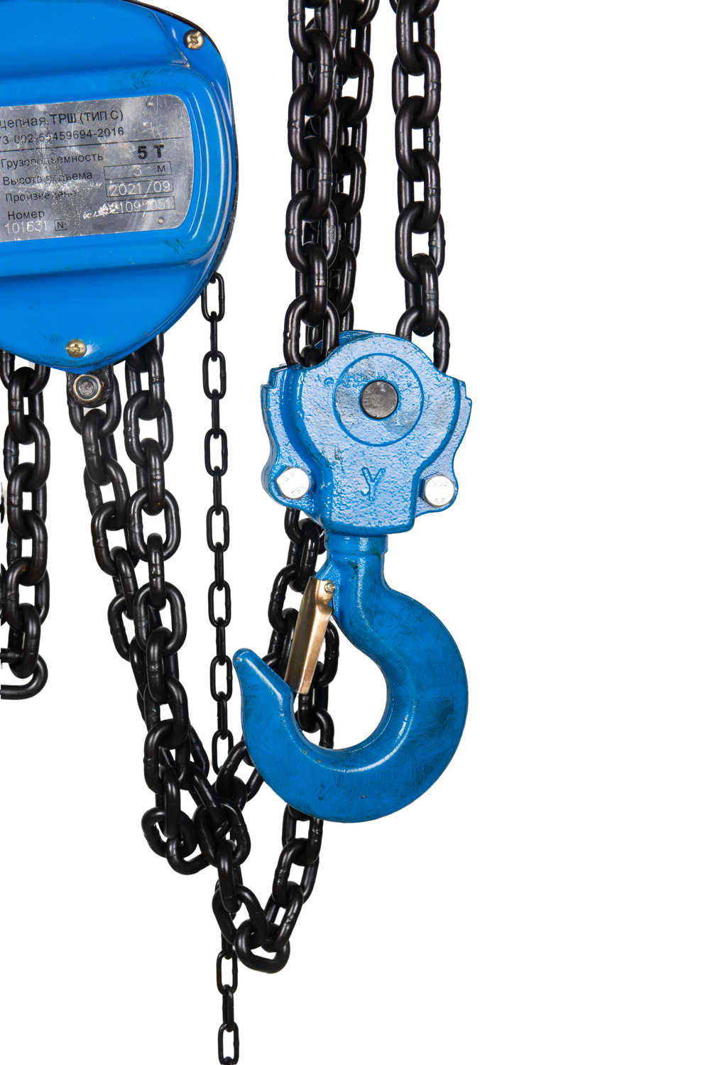 Таль ручная шестеренная TOR ТРШ C 5ТХ3М PRO (для тяжелых работ)